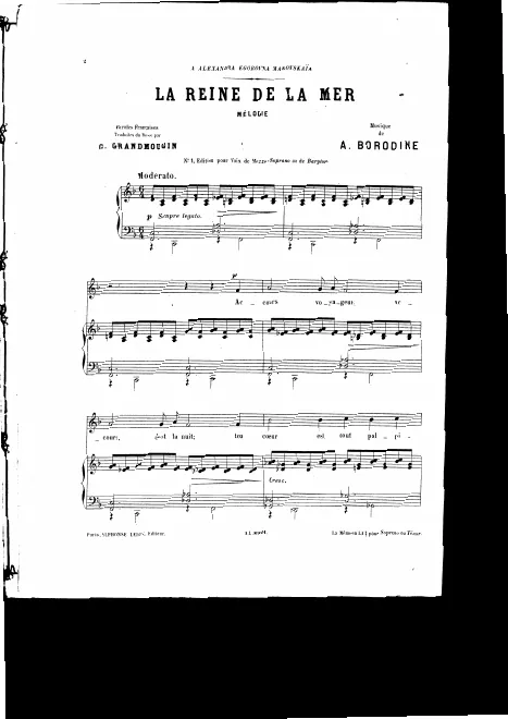 First page of The Sea Princess