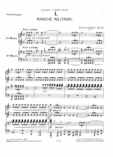 First page of Humoresques