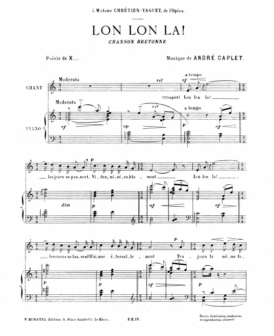 First page of Lon lon la!