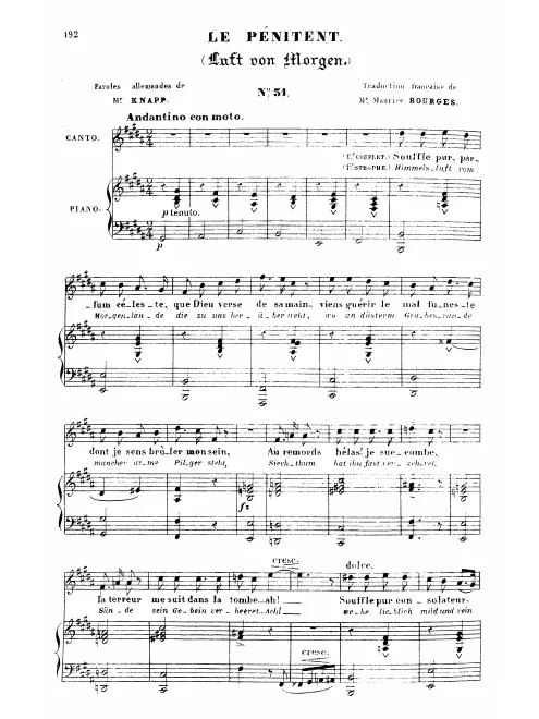 First page of Luft von Morgen