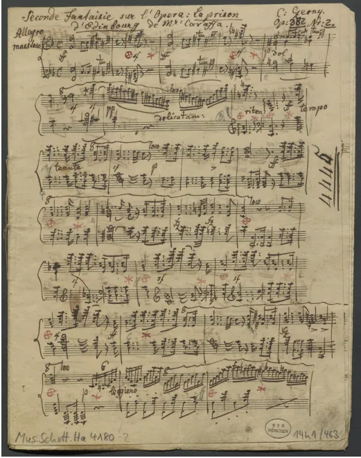 First page of 2 Fantaisies élégantes sur les motifs favoris de 'La prison d'Edimbourg'