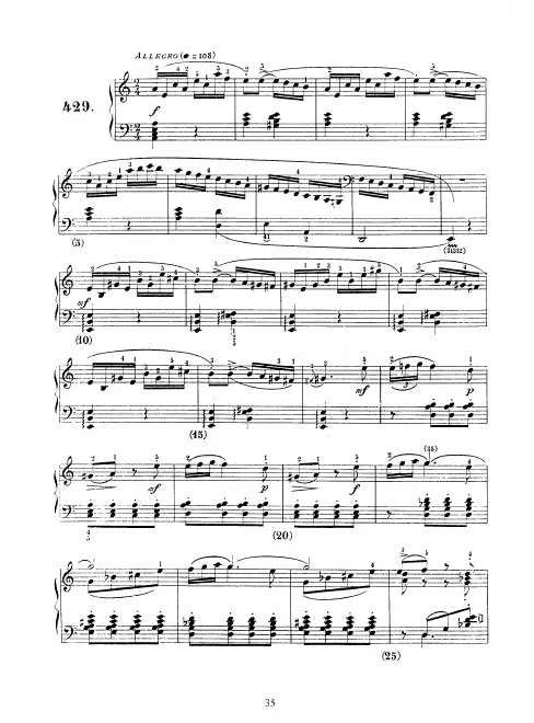 First page of Keyboard Sonata in A minor