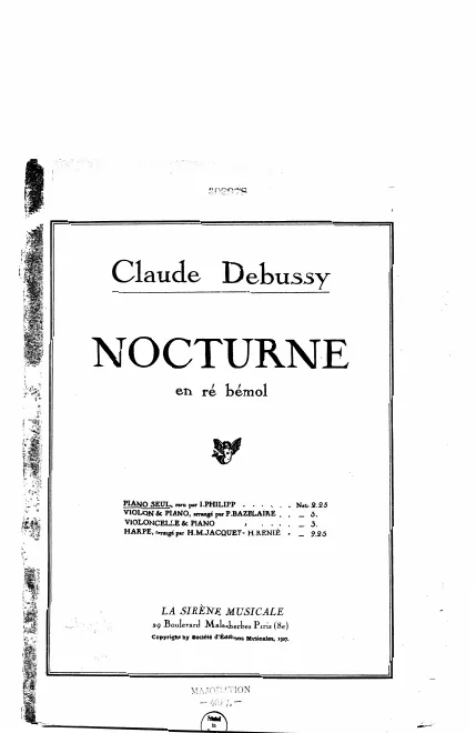 First page of Nocturne