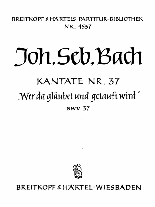 First page of Wer da gläubet und getauft wird