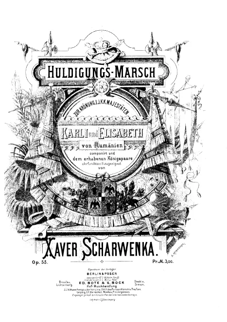 First page of Huldigungs-Marsch