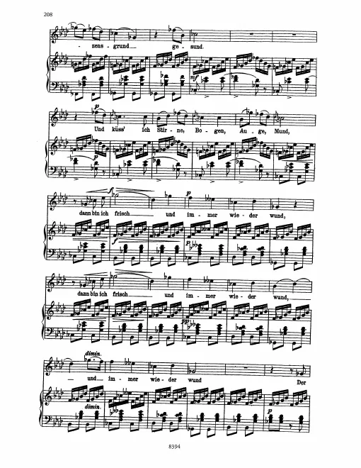 Complete Score (Low Voice, transposed to E major)