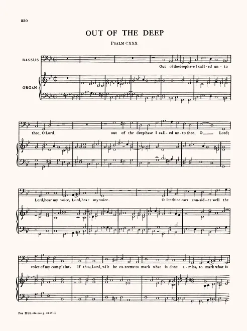 First page of Out of the Deep