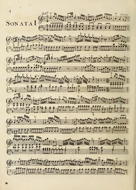 First page of Piano Trio in F major