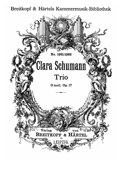 First page of Piano Trio