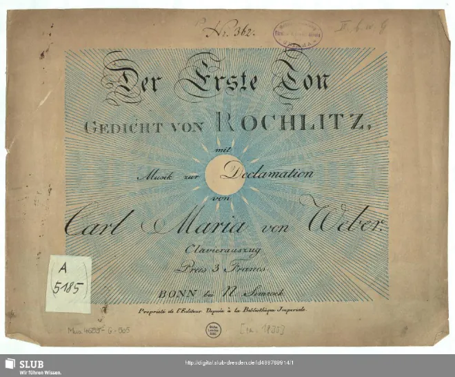 First page of Der Erste Ton