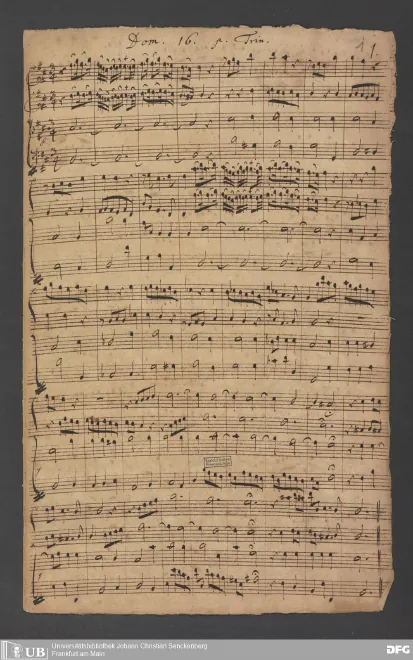 First page of Selig sind die Todten