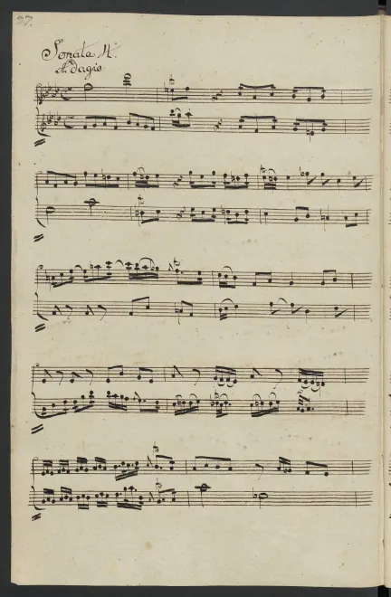 First page of Duet for 2 Flutes