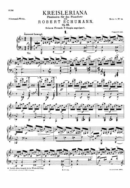 First page of Kreisleriana