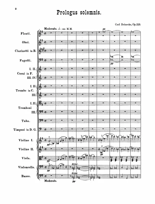 First page of Prologus Solemnis
