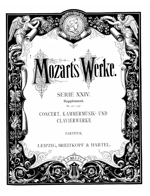 First page of Concerto for Violin and Piano