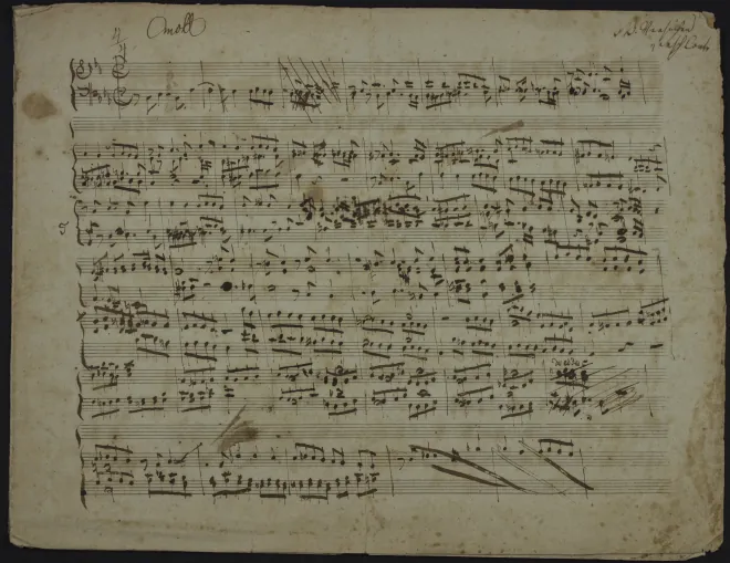 First page of Vorspiel und Fuge