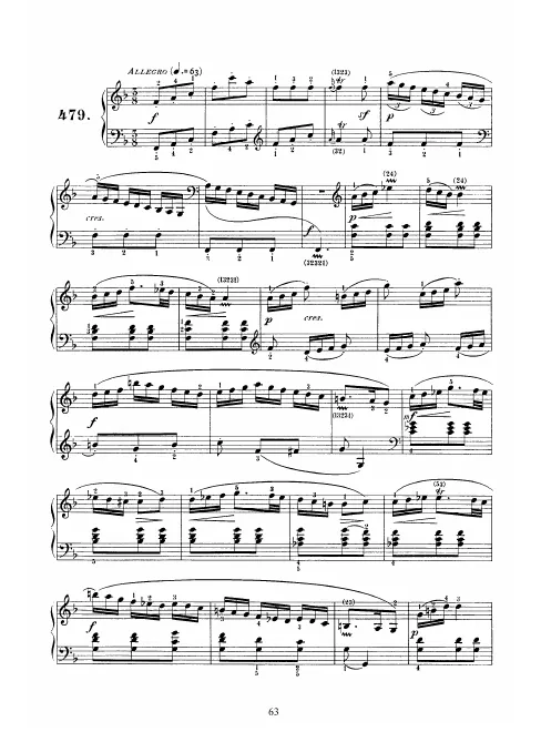 First page of Keyboard Sonata in F major