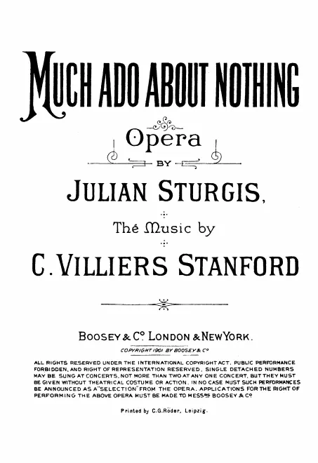 First page of Much Ado About Nothing