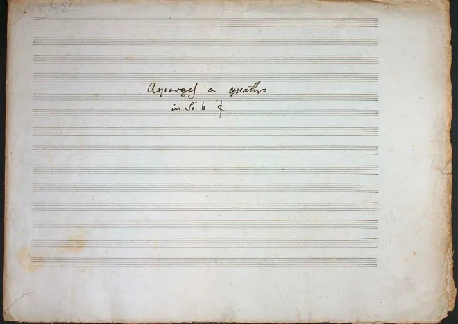 First page of Asperges me