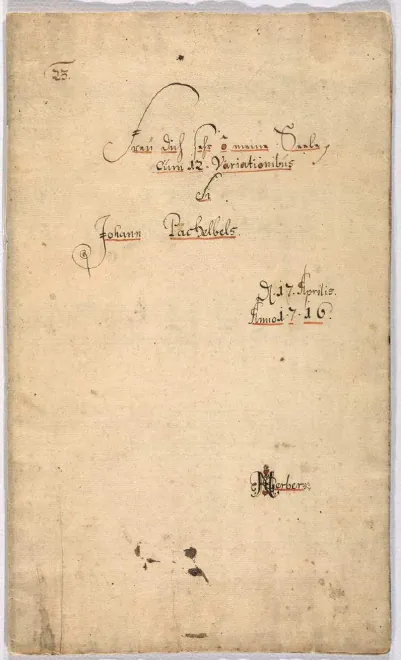 First page of Freu dich sehr o meine Seele