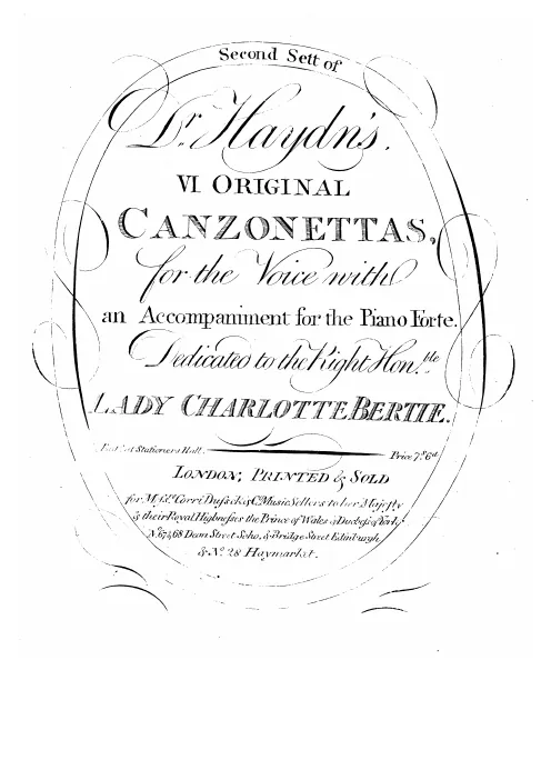 First page of Content