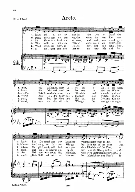 First page of Des kleinen Friedrichs Geburtstag