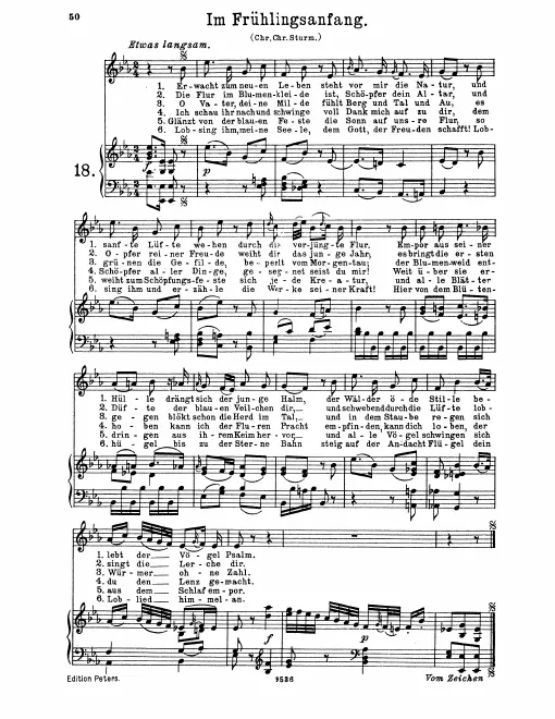 Complete Score (original / high voice, E♭ major)