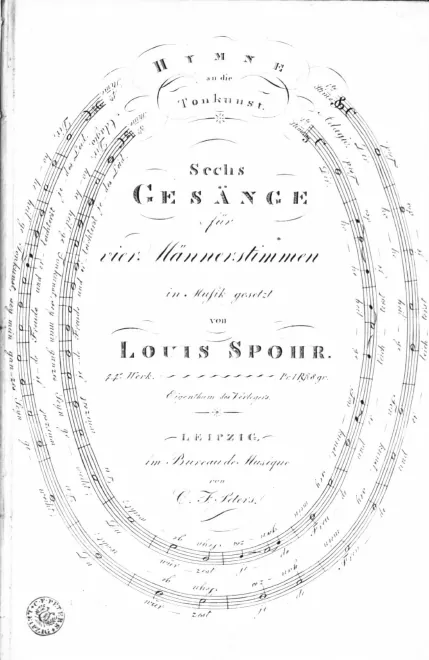 First page of 6 Gesänge
