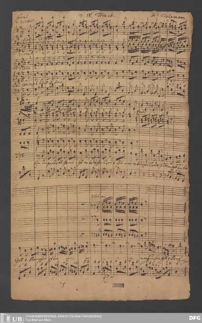 First page of Ein ungefärbt' Gemüte