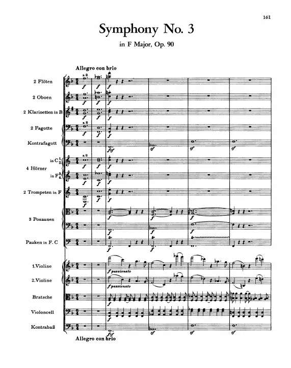 First page of Symphony No.3