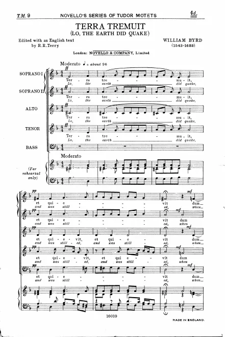 First page of Terra tremuit