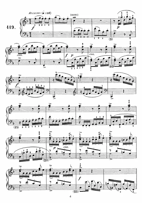 First page of Keyboard Sonata in F major