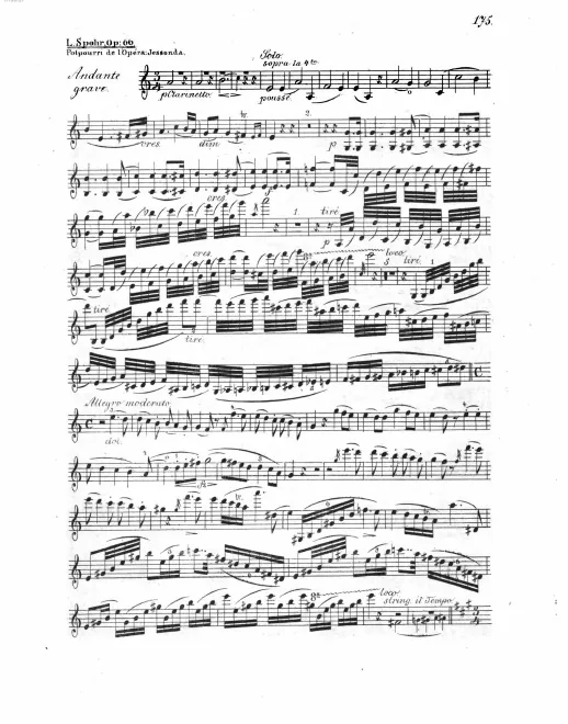 First page of Potpourri on Themes from Jessonda