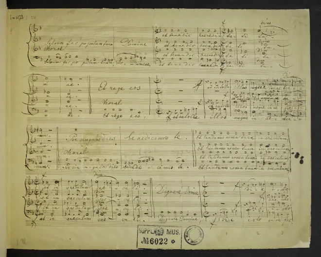 First page of Salvum fac populum