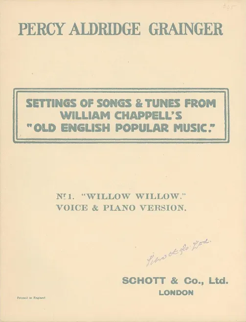 First page of Willow, Willow