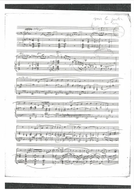 First page of Adagio and Andante