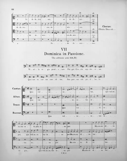 First page of Vexilla regis prodeunt