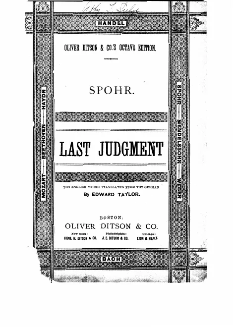 First page of Die letzten Dinge