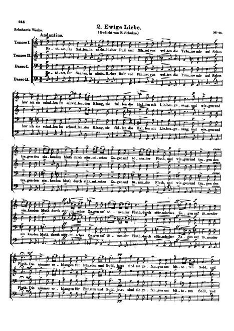 First page of Ewige Liebe