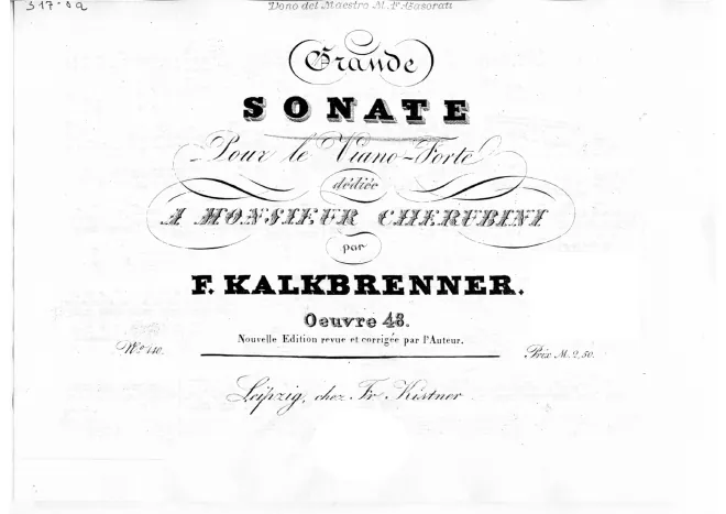 First page of Piano Sonata