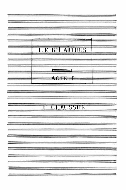 First page of Drame lyrique