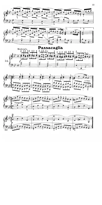 First page of Suite No.7 in G minor