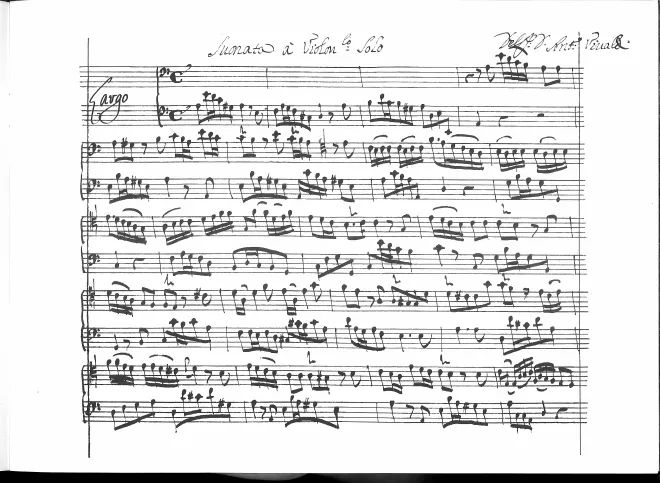 First page of Cello Sonata in A minor