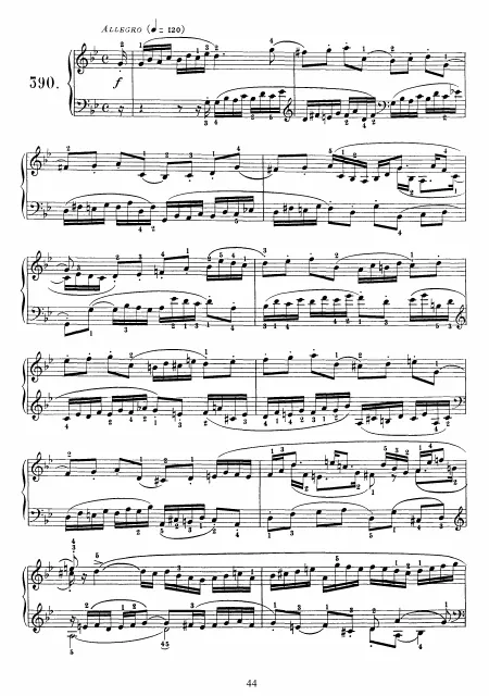 First page of Keyboard Sonata in G minor