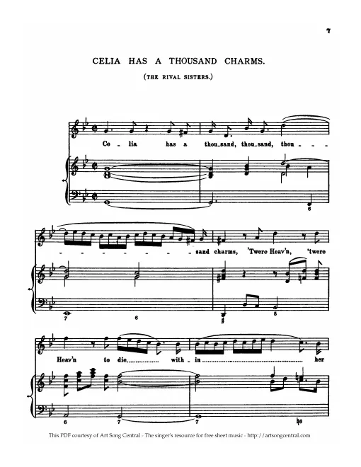 First page of The Rival Sisters