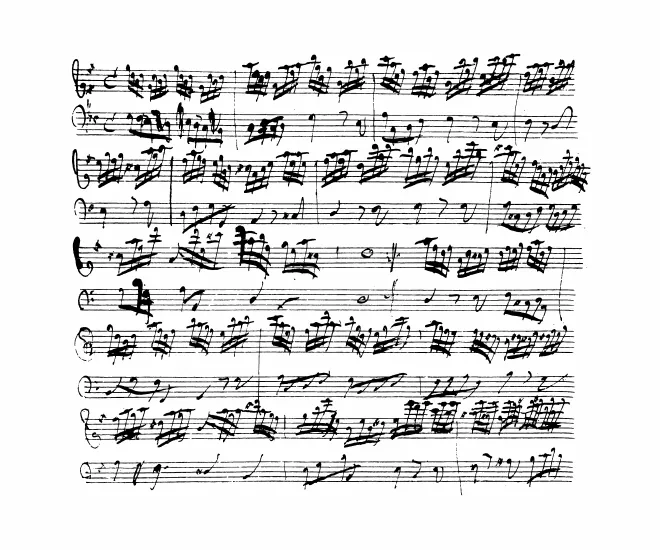First page of Violin Sonata in G major