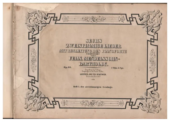 First page of 6 Duets