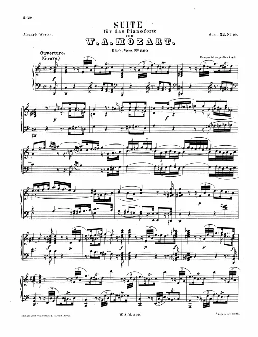 First page of Suite