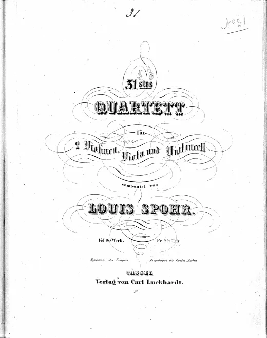 First page of String Quartet No.32