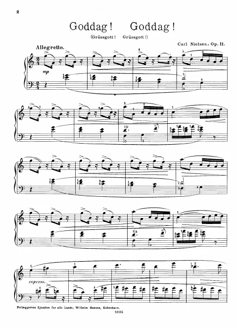 First page of Humoreske Bagateller